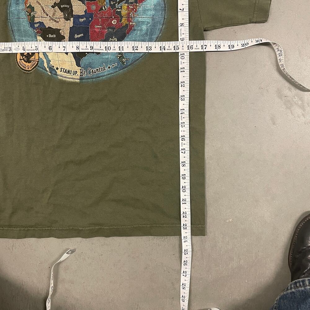 Y2K mlb Nike map t-shirt - Picture 3 of 4